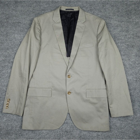 J.CREW Other - JCrew Ludlow Blazer Jacket‎ Men's 42R Gray 2-Button Cotton Larusmiani